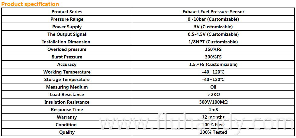 HM8500S Bmw exhaust gas pressure sensor